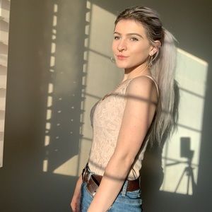 Neutral Cream Lace Bodysuit